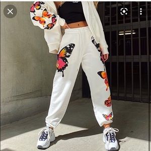 I AM GIA APORA BUTTERFLY SWEATPANT XS